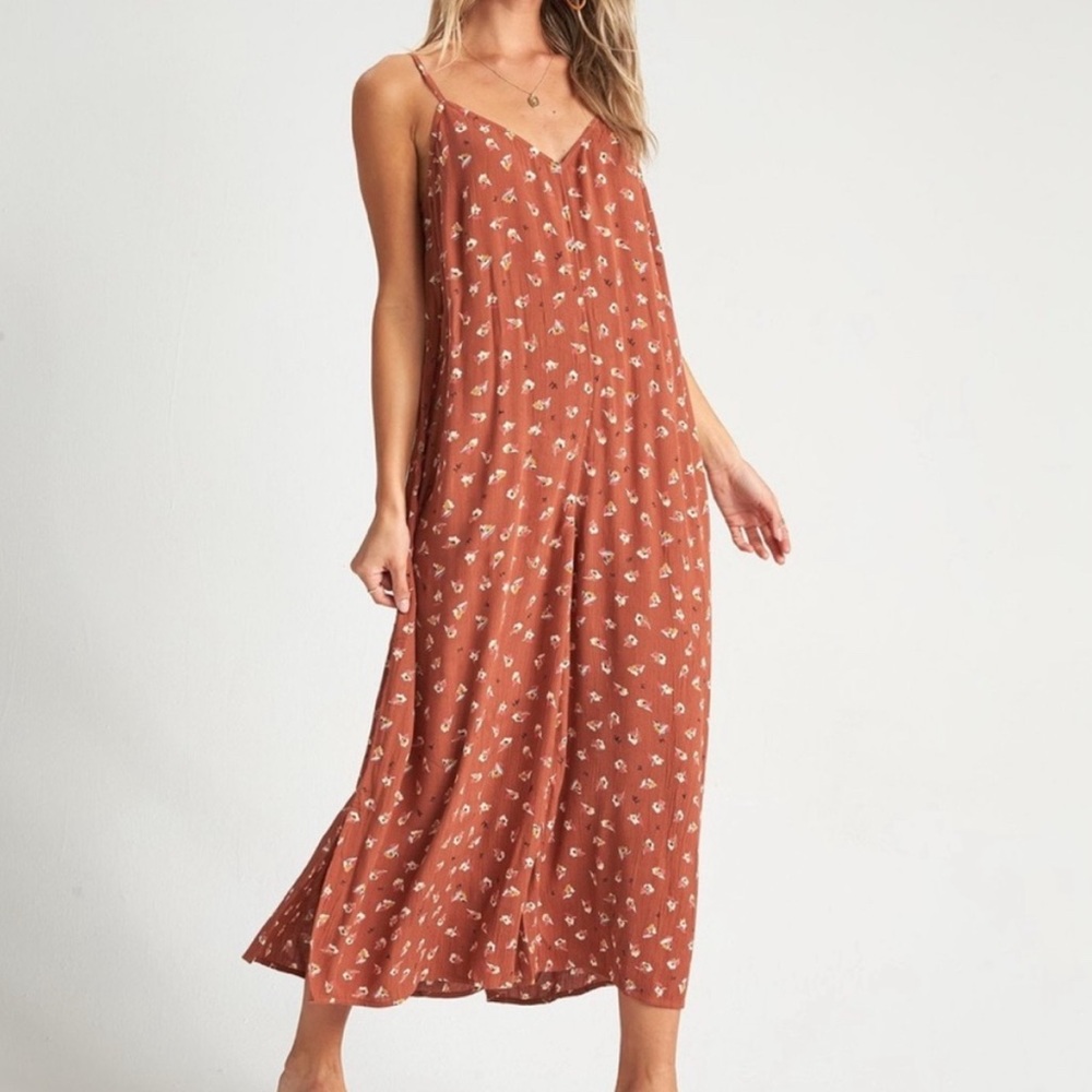 Billabong Floral Jumpsuit